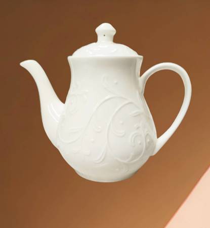 Serwis do herbaty rustykalny styl delikatny wzór
