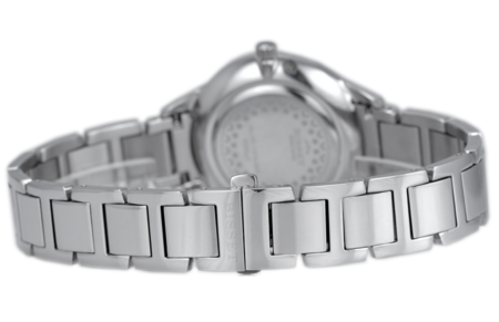 Zegarek szwajcarski Bisset damski na srebrnej bransolecie model Basilea BSBE45SIDX03BX